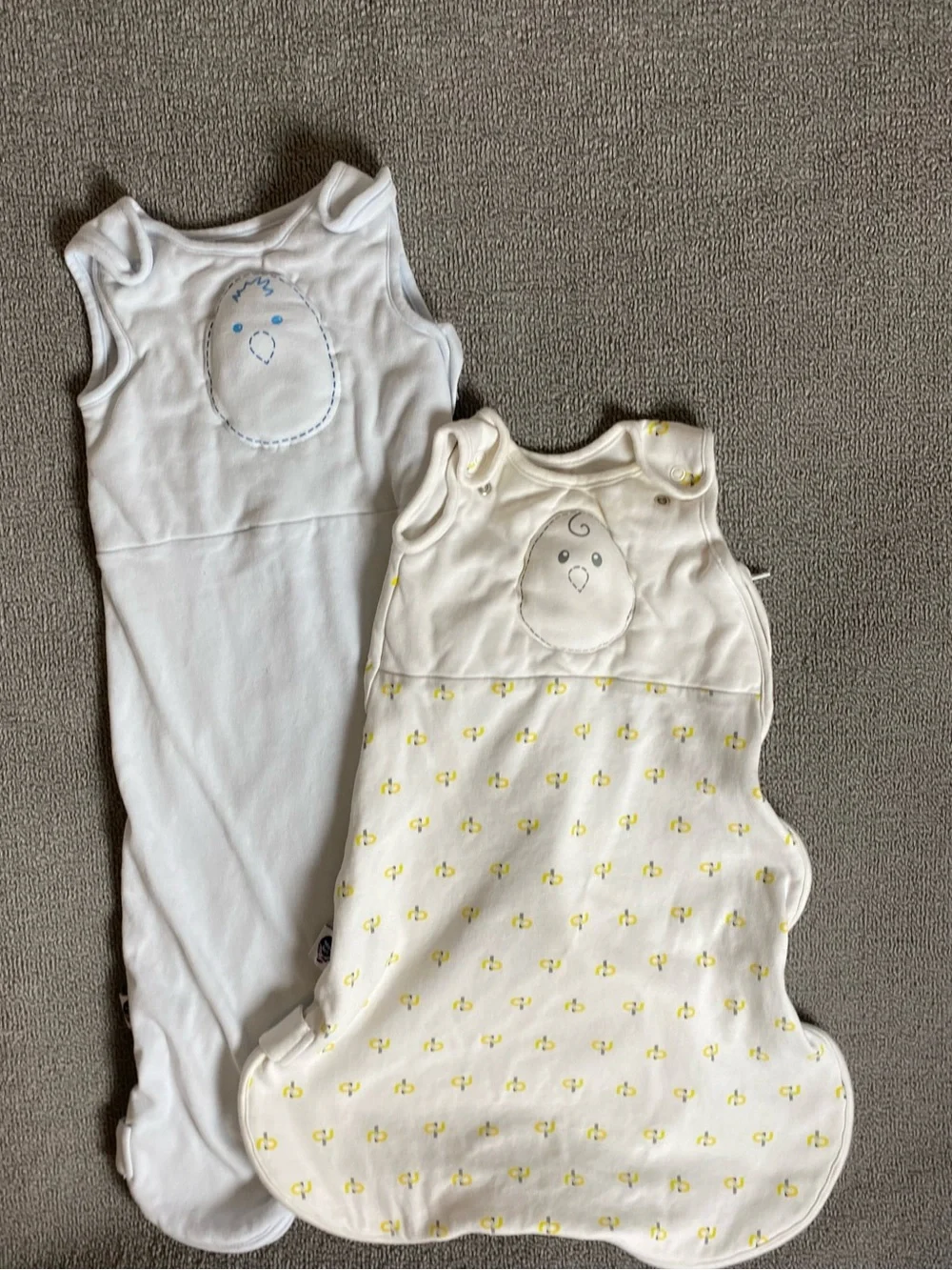 Nested Bean Zen Sack Sleep Sack Bundle 0-15 Months Two Way Zipper Cuddle Pack
